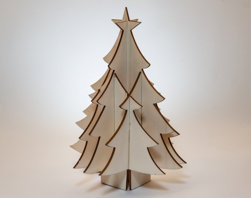 Laser-cut Christmas Tree – Rob Ives