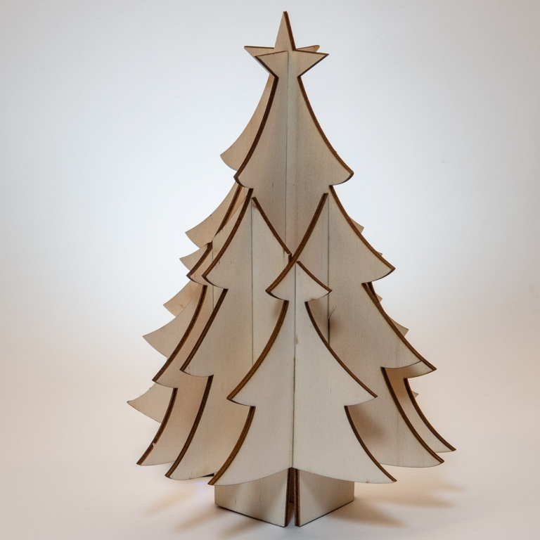 Laser-cut Christmas Tree – Rob Ives