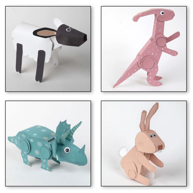 Poseable Animals on the Brother Creative Center – Rob Ives